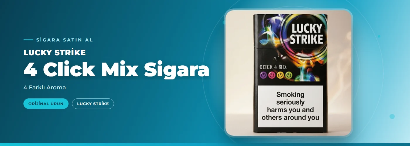 Lucky Strike 4 Click Mix Sigara Satın Al – 4 Farklı Aroma