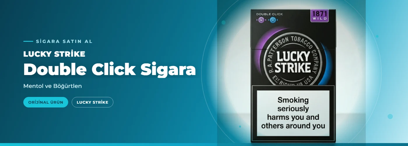Lucky Strike Double Click Sigara – Mentol ve Böğürtlen