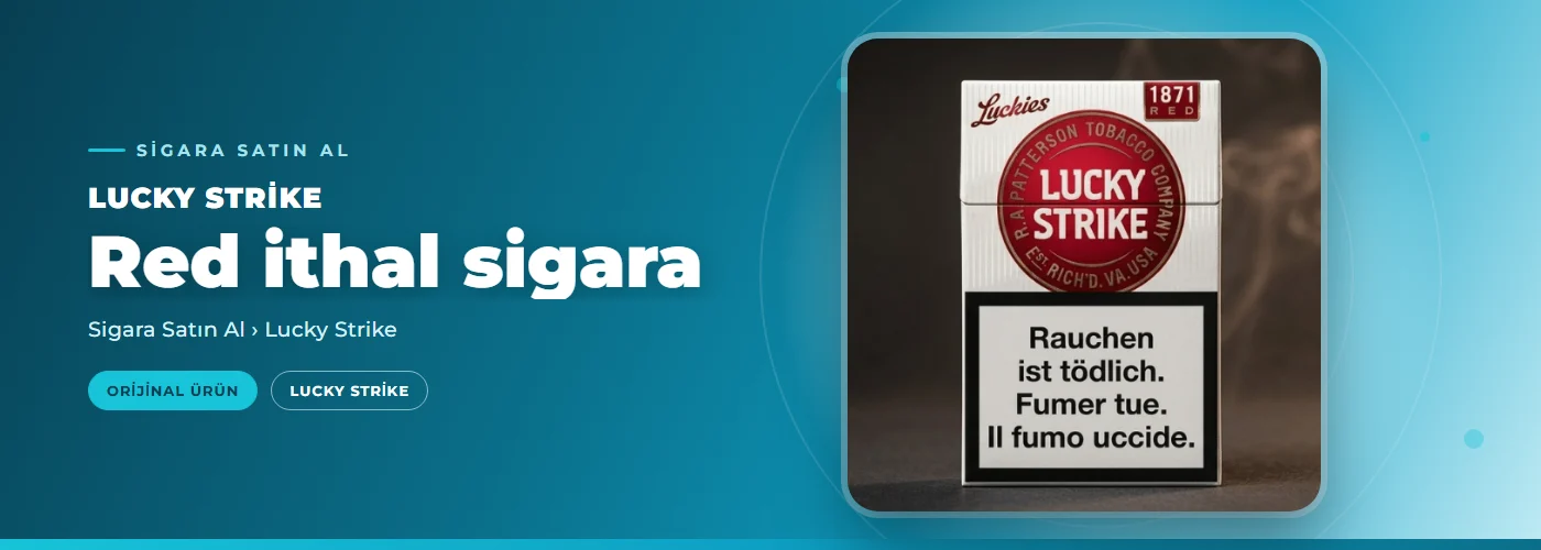 Lucky Strike Red ithal sigara