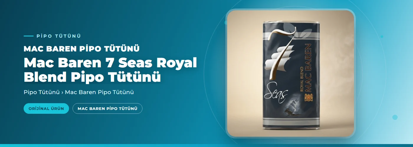 Mac Baren 7 Seas Royal Blend Pipo Tütünü