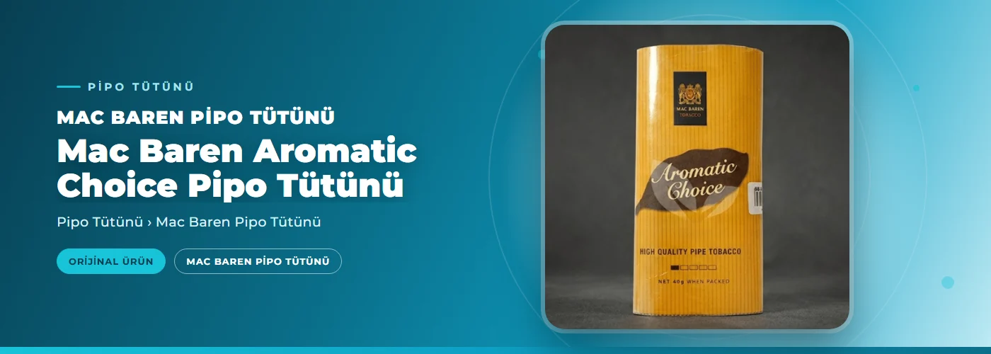 Mac Baren Aromatic Choice Pipo Tütünü