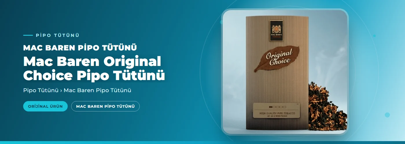 Mac Baren Original Choice Pipo Tütünü