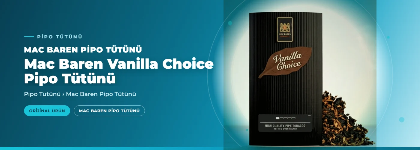 Mac Baren Vanilla Choice Pipo Tütünü