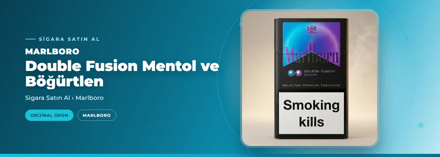 Marlboro Double Fusion Satın Al Mentol ve Böğürtlen