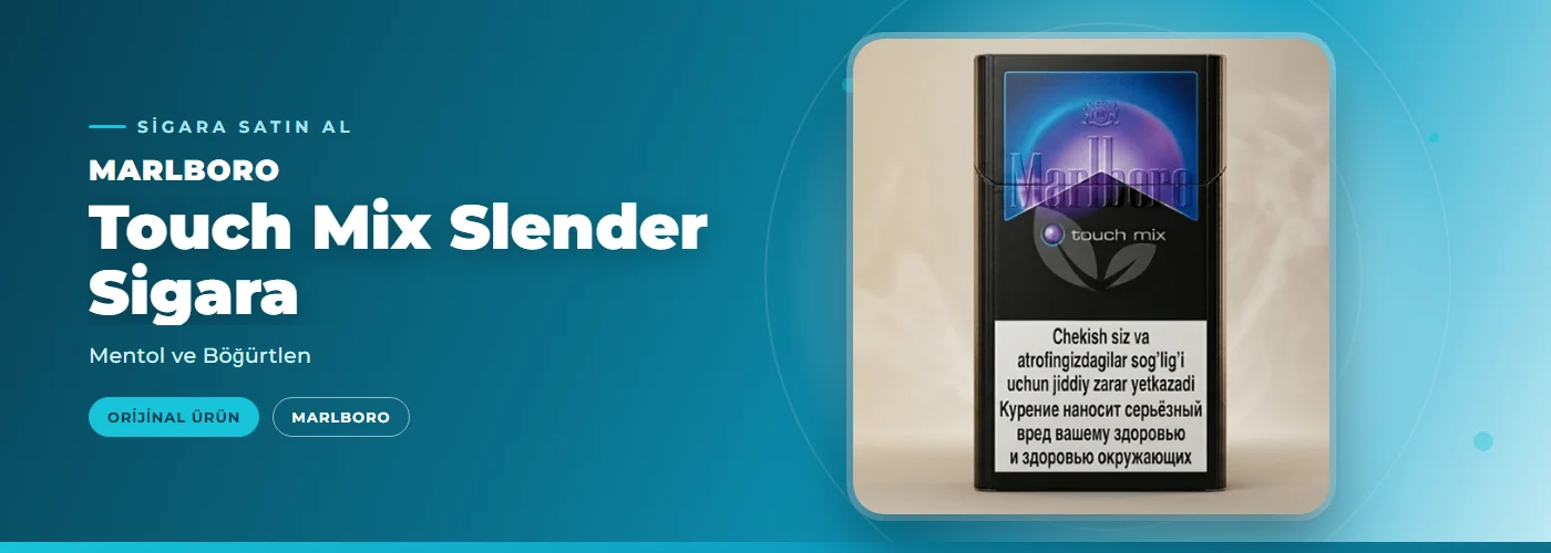 Marlboro Touch Mix Slender Sigara – Mentol ve Böğürtlen