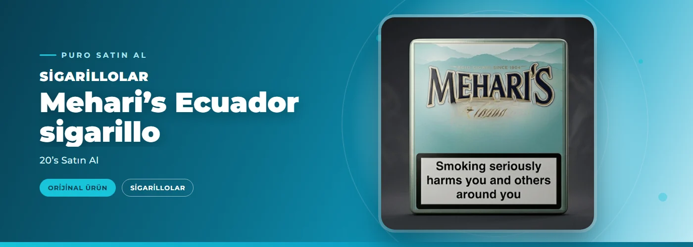 Mehari’s Ecuador sigarillo – 20’s Satın Al