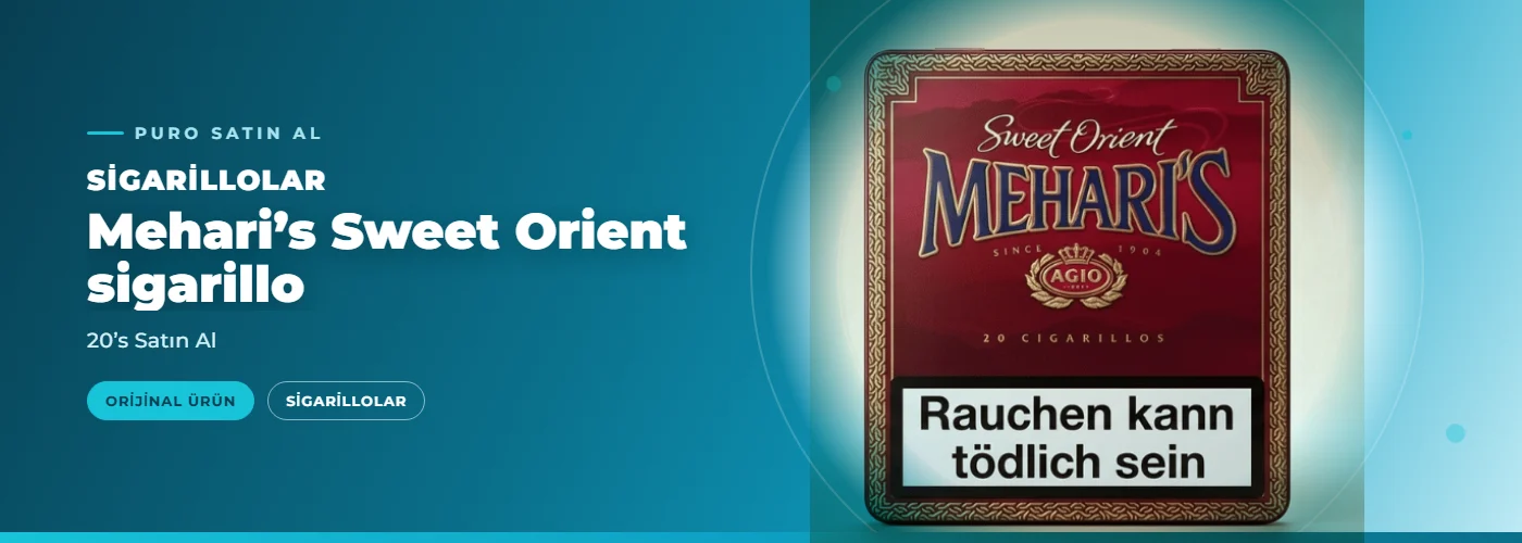 Mehari’s Sweet Orient sigarillo – 20’s Satın Al