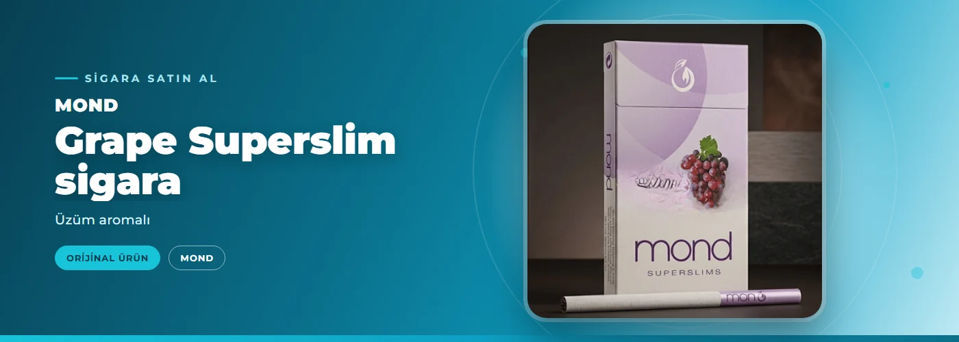 Mond Grape Superslim sigara – Üzüm aromalı