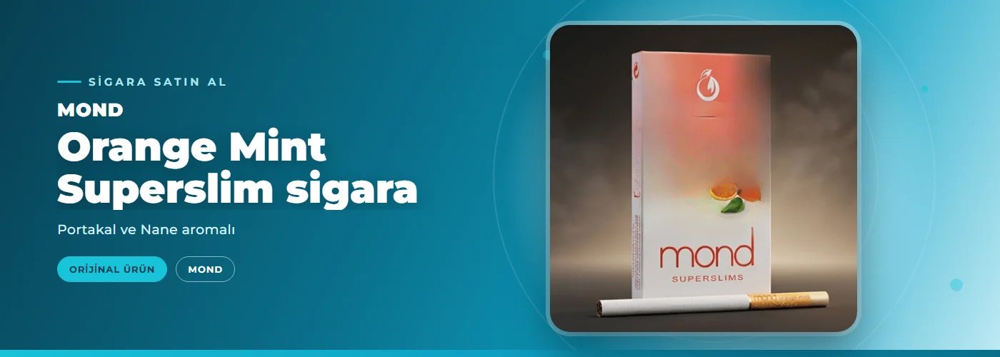 Mond Orange Mint Superslim sigara – Portakal ve Nane aromalı