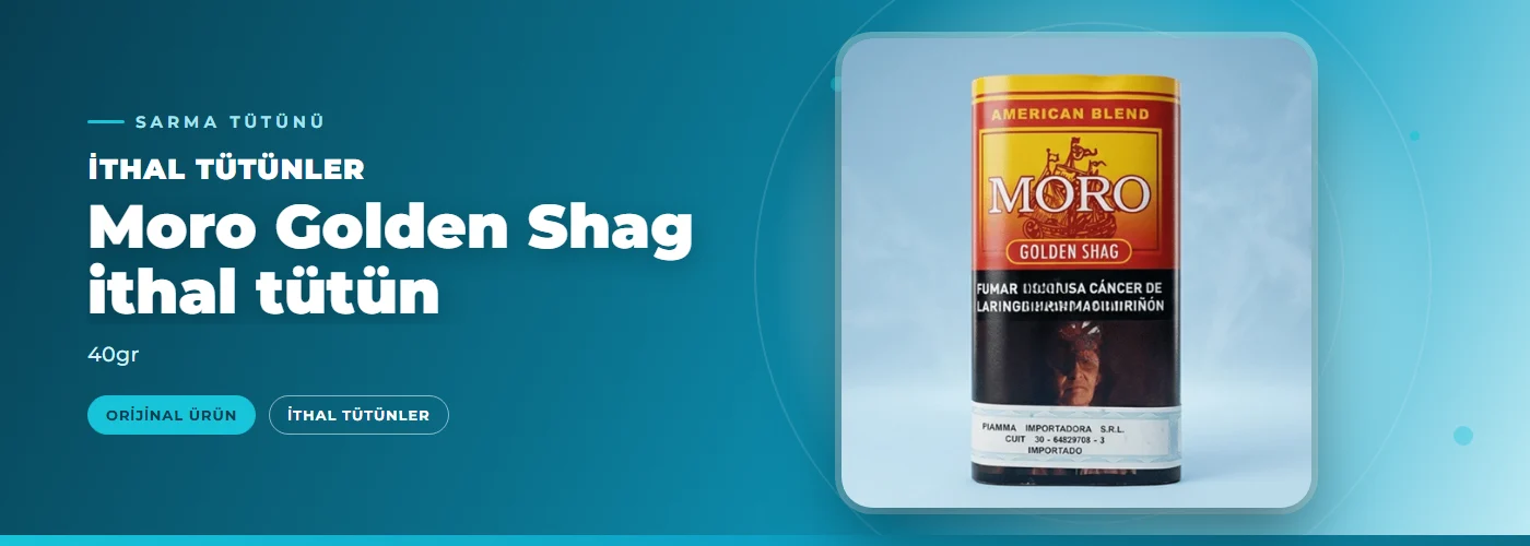 Moro Golden Shag ithal tütün – 40gr