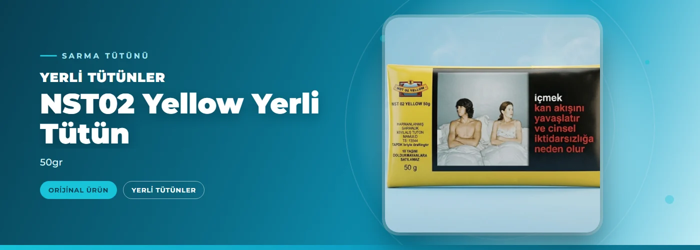 NST02 Yellow Yerli Tütün – 50gr