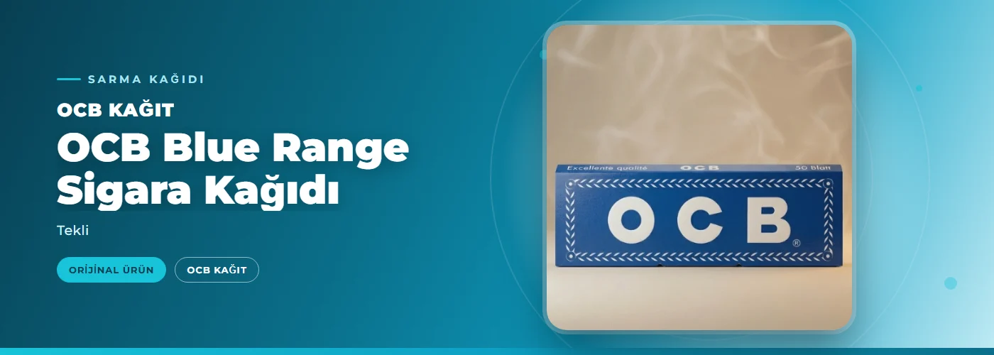 OCB Blue Range Sigara Kağıdı – Tekli