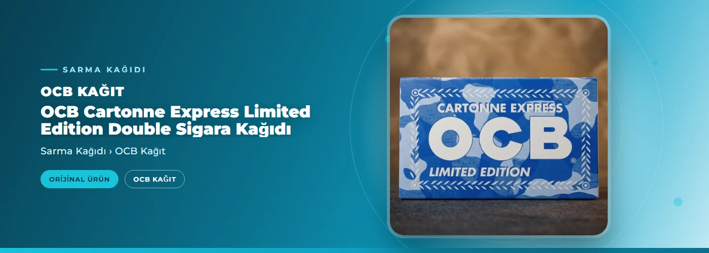 OCB Cartonne Express Limited Edition Double Sigara Kağıdı