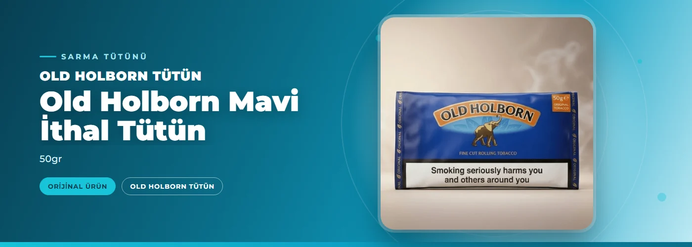 Old Holborn Mavi İthal Tütün Satın Al – 50gr