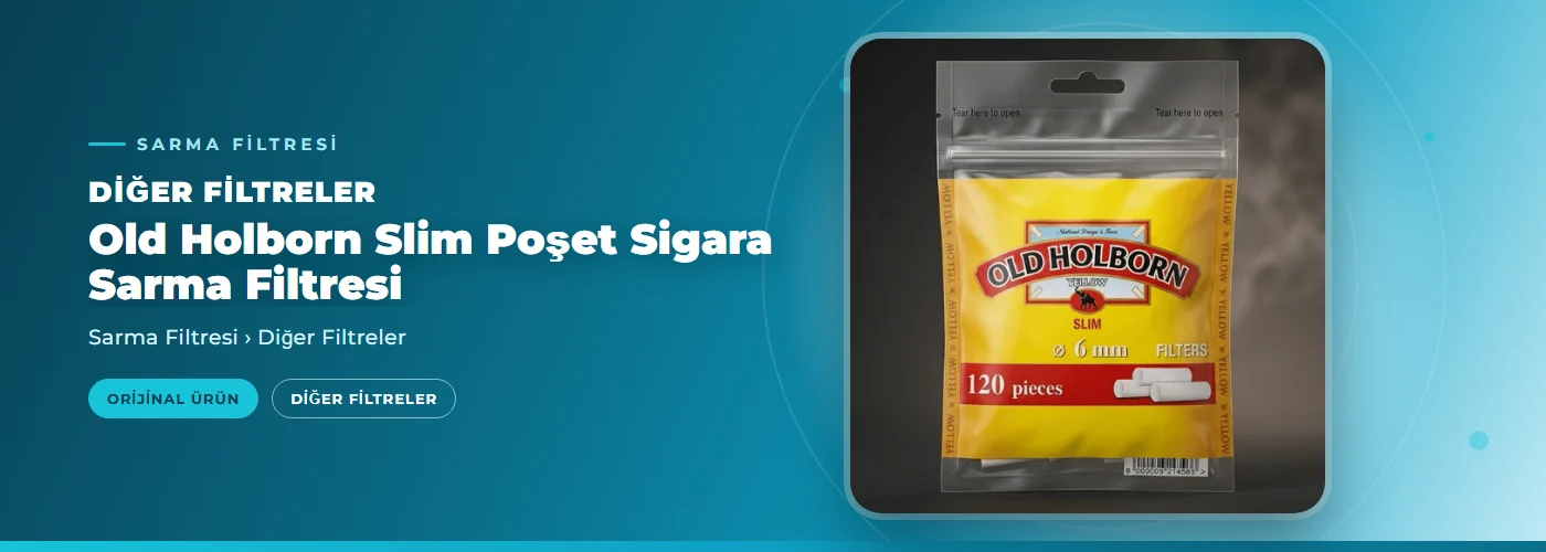 Old Holborn Slim Poşet Sigara Sarma Filtresi