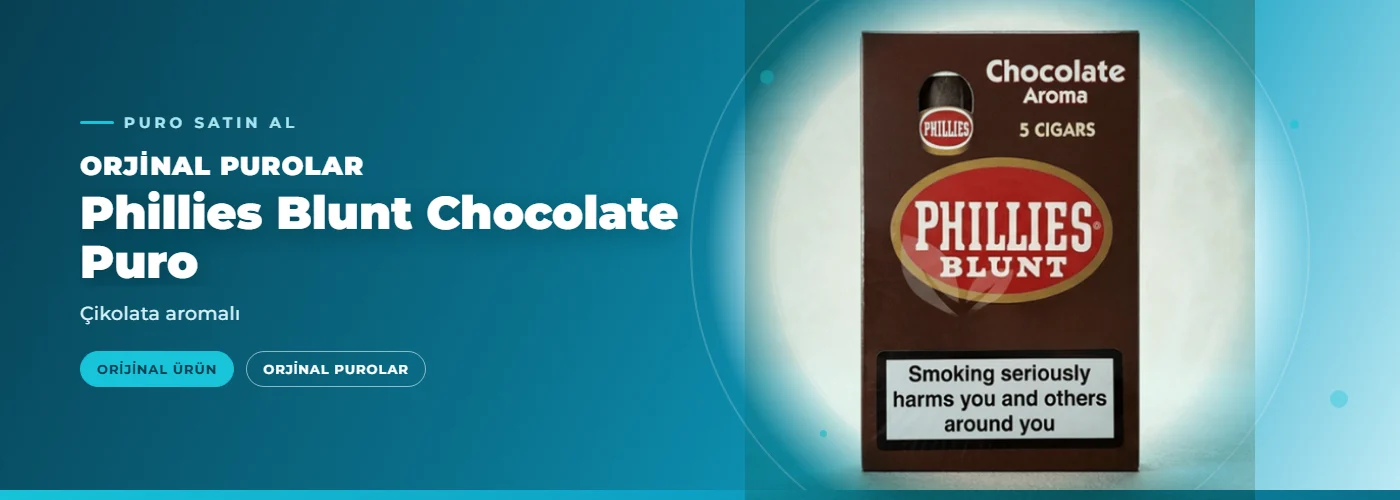 Phillies Blunt Chocolate Puro Satın Al – Çikolata aromalı