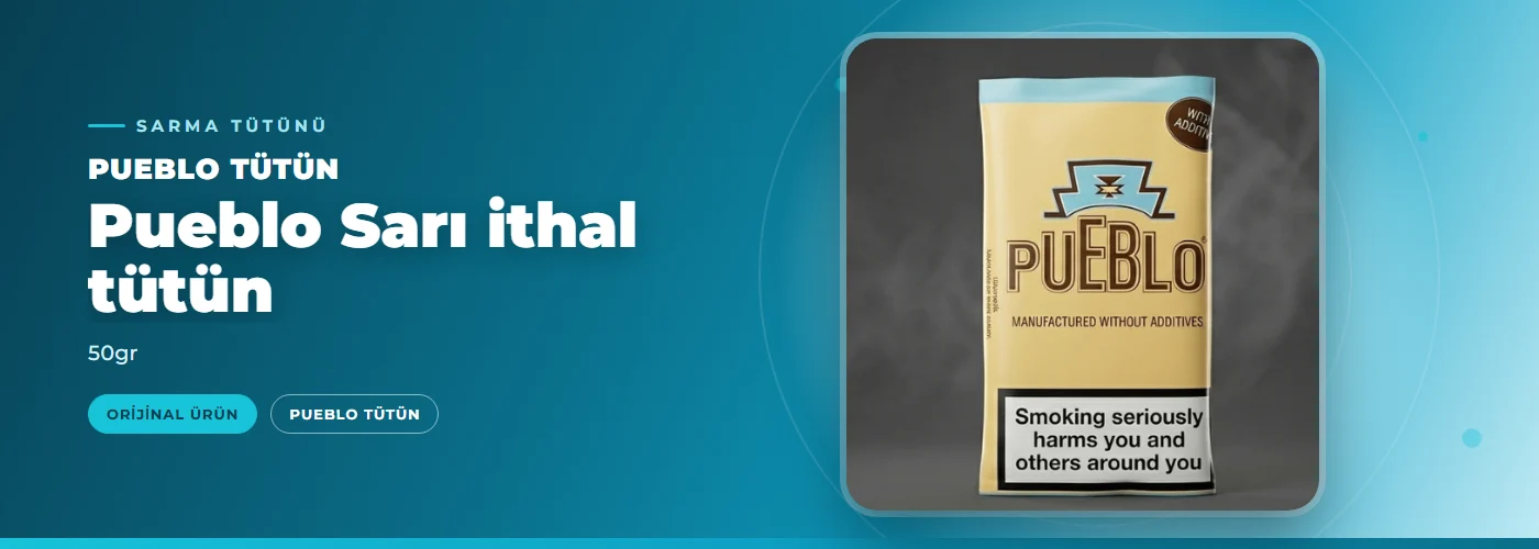 Pueblo Sarı ithal tütün – 50gr