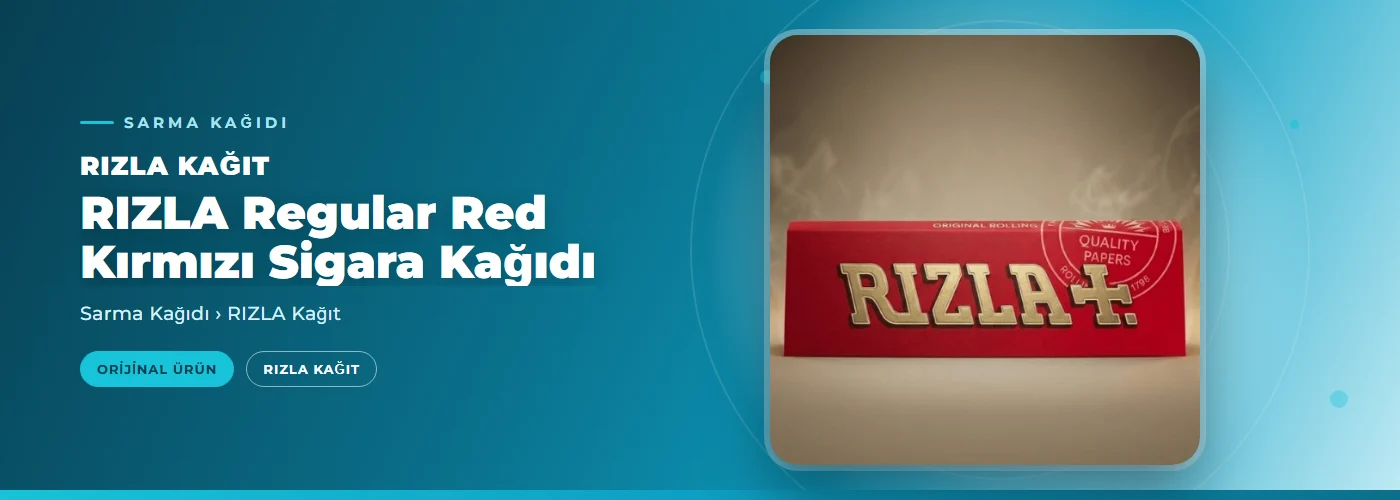 RIZLA Regular Red Kırmızı Sigara Kağıdı