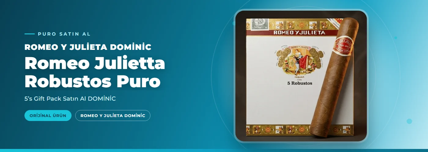 Romeo Julietta Robustos Puro – 5’s Gift Pack Satın Al DOMİNİC