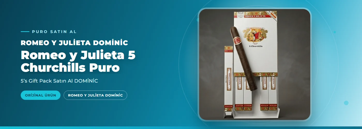 Romeo y Julieta 5 Churchills Puro – 5’s Gift Pack Satın Al DOMİNİC
