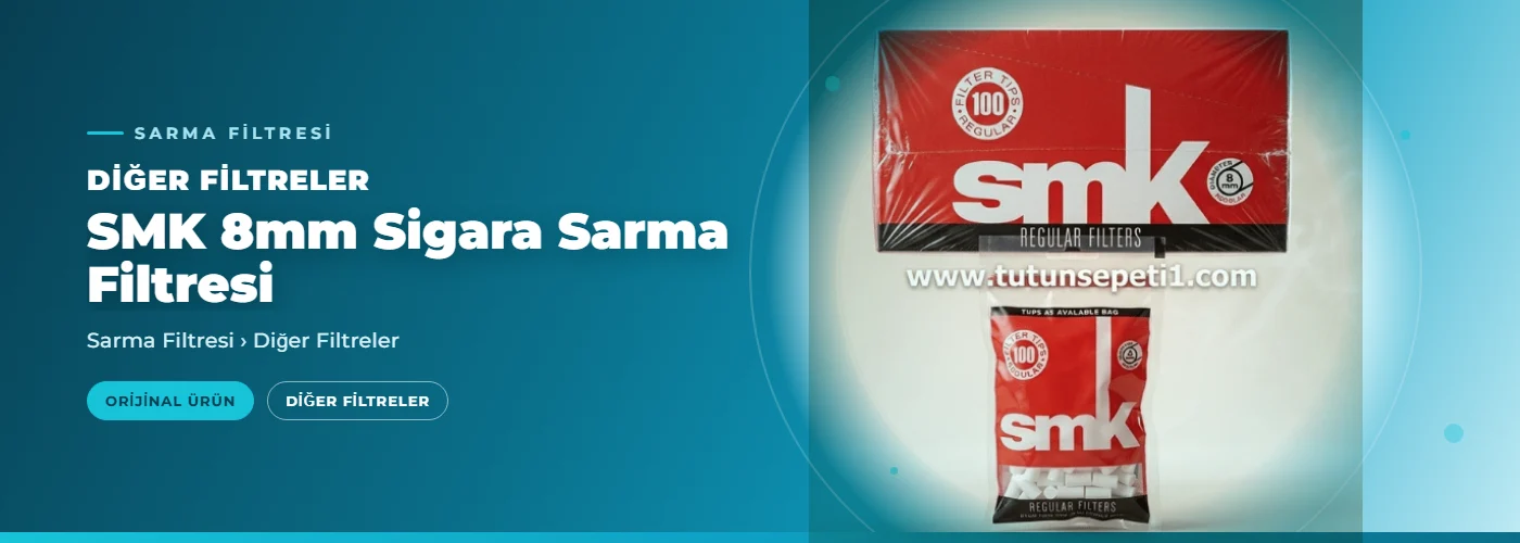SMK 8mm Sigara Sarma Filtresi