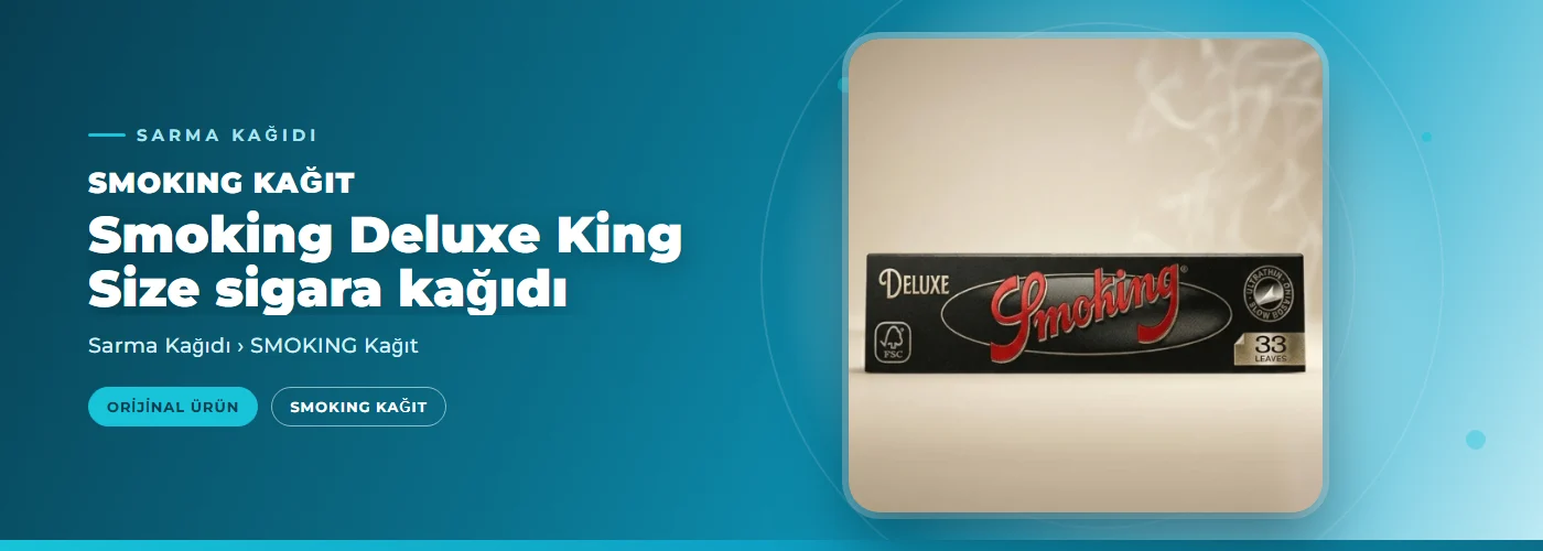 Smoking Deluxe King Size sigara kağıdı