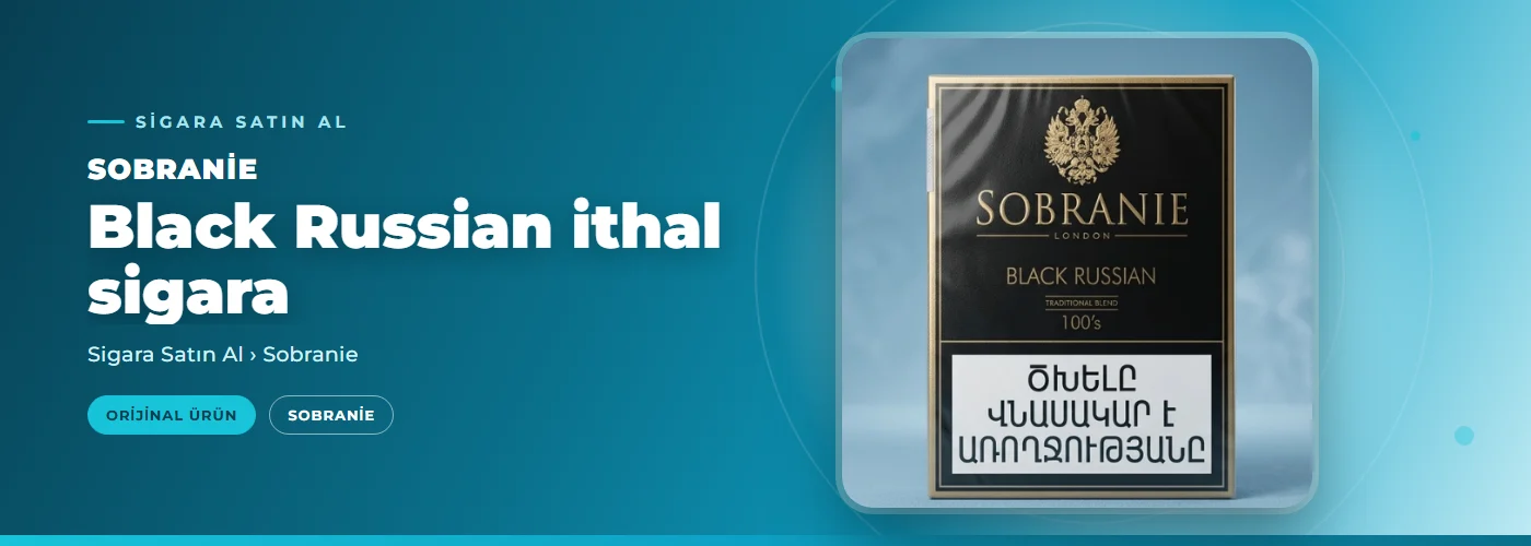 Sobranie Black Russian ithal sigara