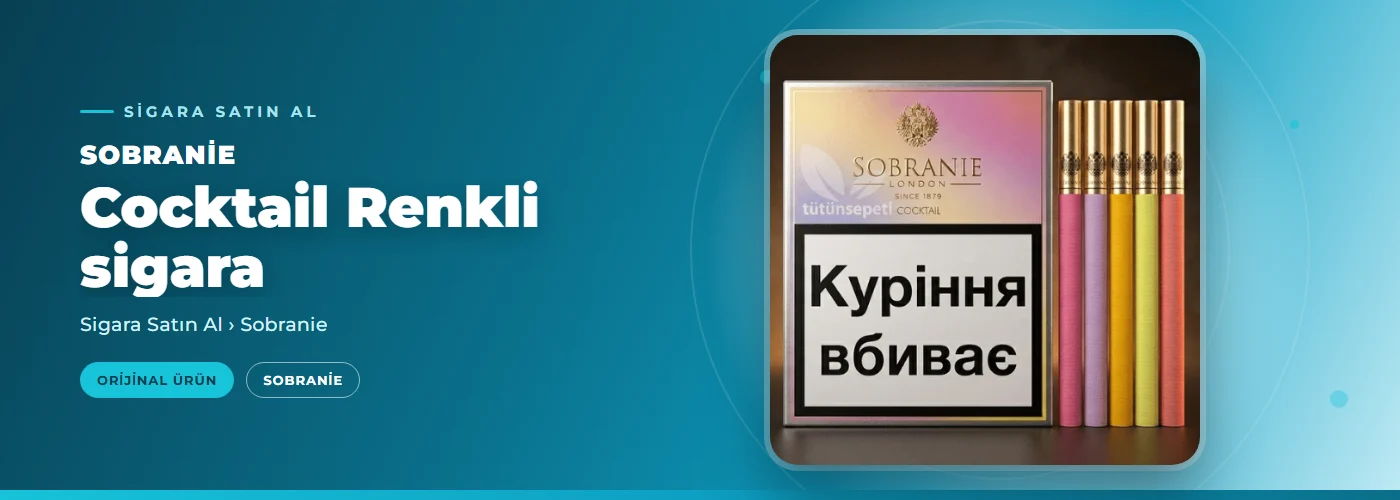 Sobranie Cocktail Renkli sigara