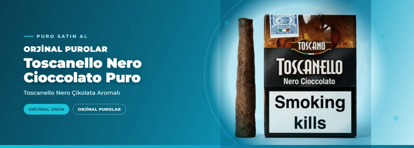 Toscanello Nero Cioccolato Puro Satın Al – Toscanello Nero Çikolata Aromalı