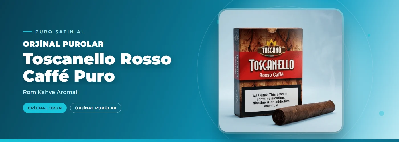 Toscanello Rosso Caffé Puro Satın Al – Rom Kahve Aromalı