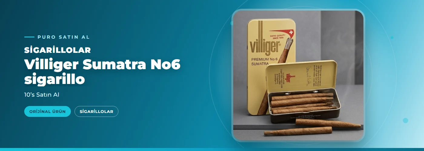 Villiger Sumatra No6 sigarillo – 10’s Satın Al