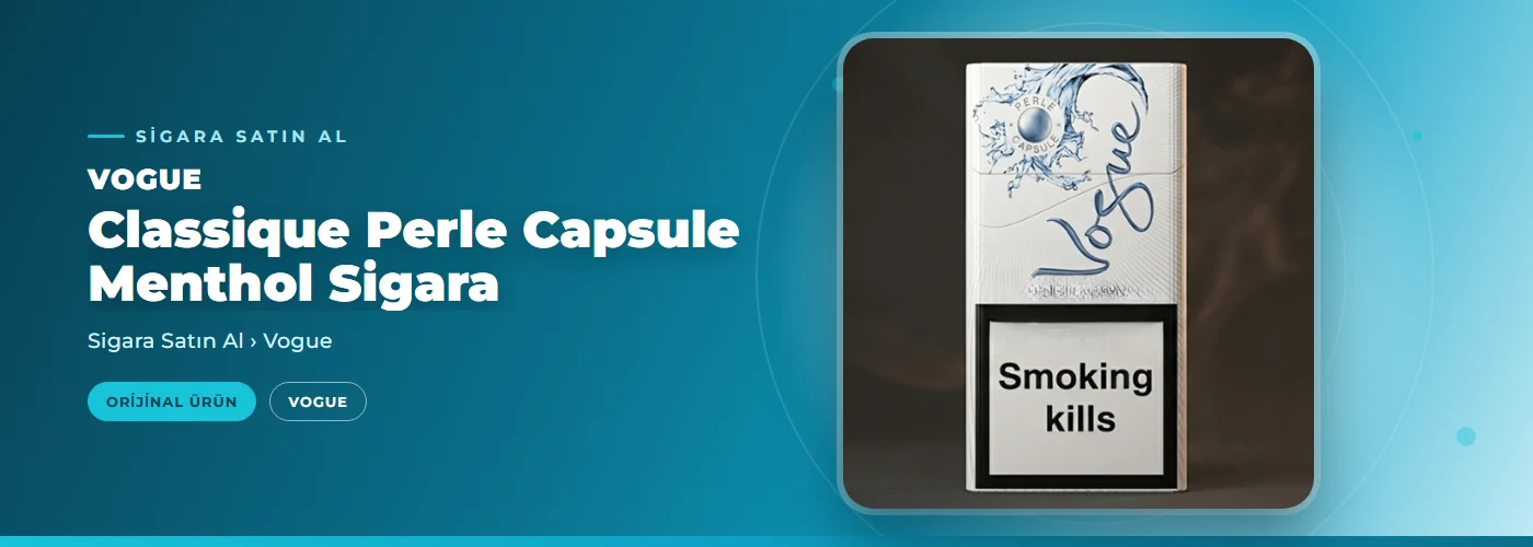 Vogue Classique Perle Capsule Menthol Sigara