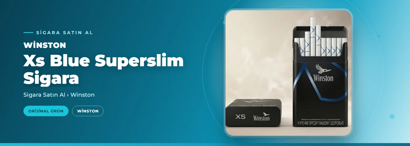 Winston Xs Blue Superslim Sigara