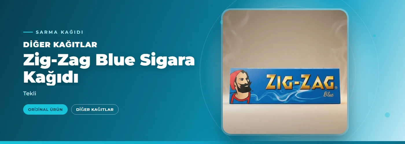 Zig-Zag Blue Sigara Kağıdı – Tekli