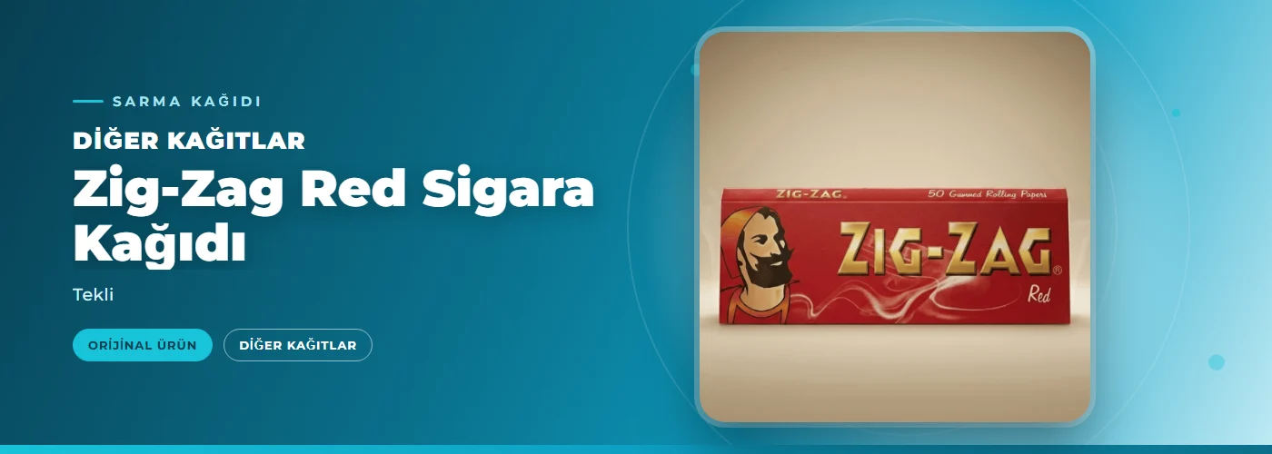 Zig-Zag Red Sigara Kağıdı – Tekli