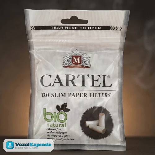 Cartel Slim sigara sarma filtresi - Organik - 120 adet