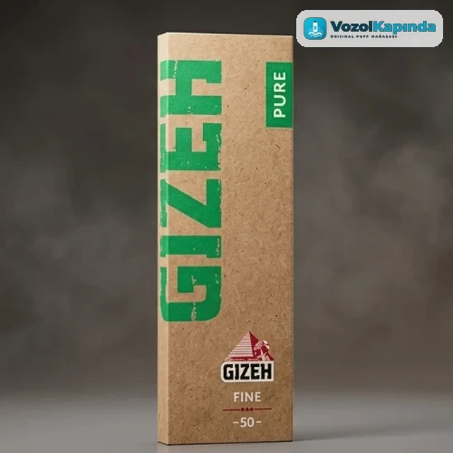 Gizeh Kısa sigara kağıdı Yeşil Fine Pure