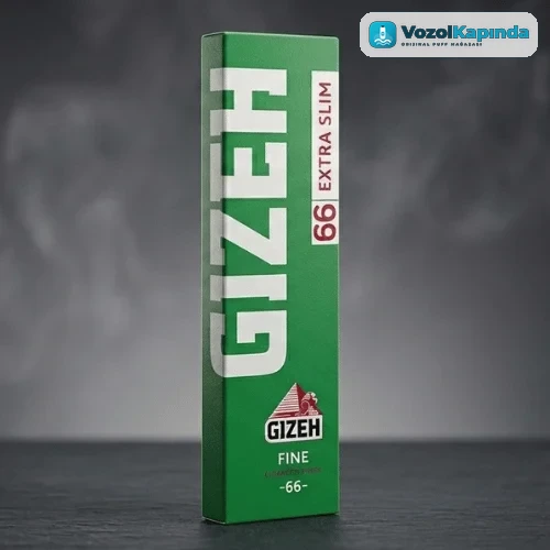 Gizeh kısa sigara kağıdı yeşil Fine - Extra Slim
