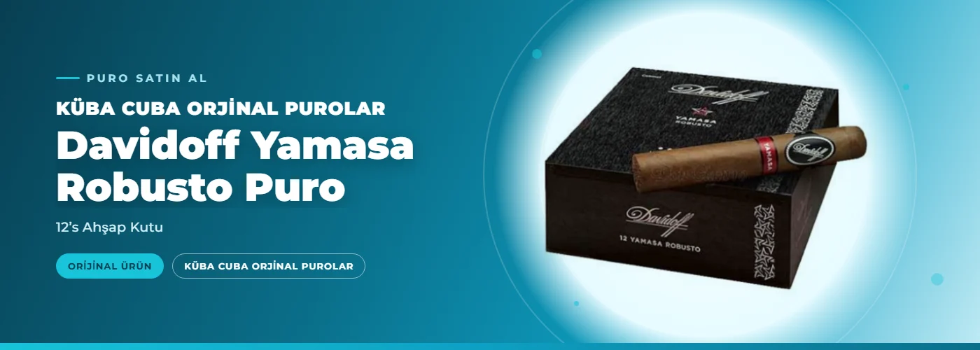 Davidoff Yamasa Robusto Puro – 12’s Ahşap Kutu