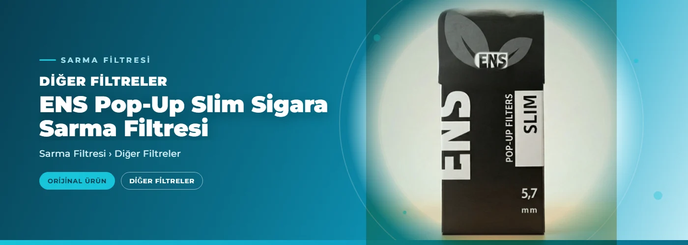 ENS Pop-Up Slim Sigara Sarma Filtresi