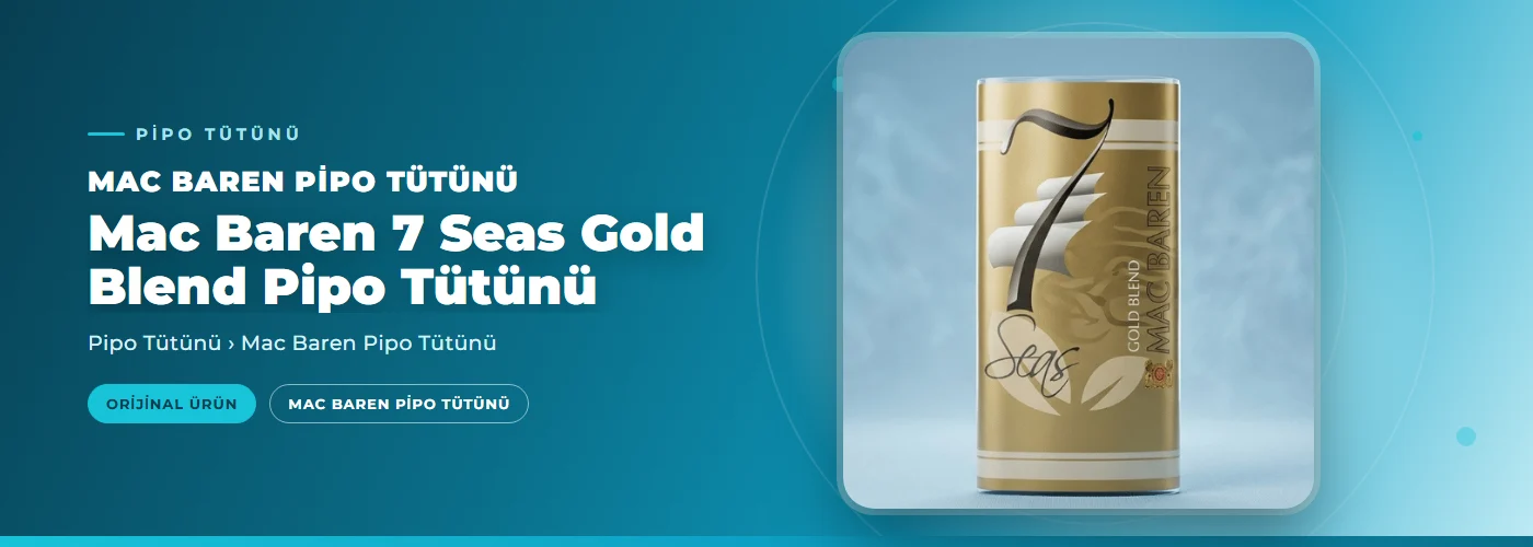 Mac Baren 7 Seas Gold Blend Pipo Tütünü