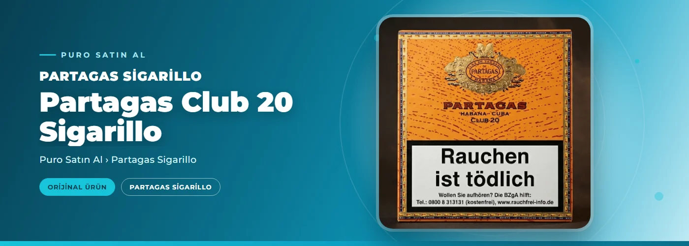 Partagas Club 20 Sigarillo