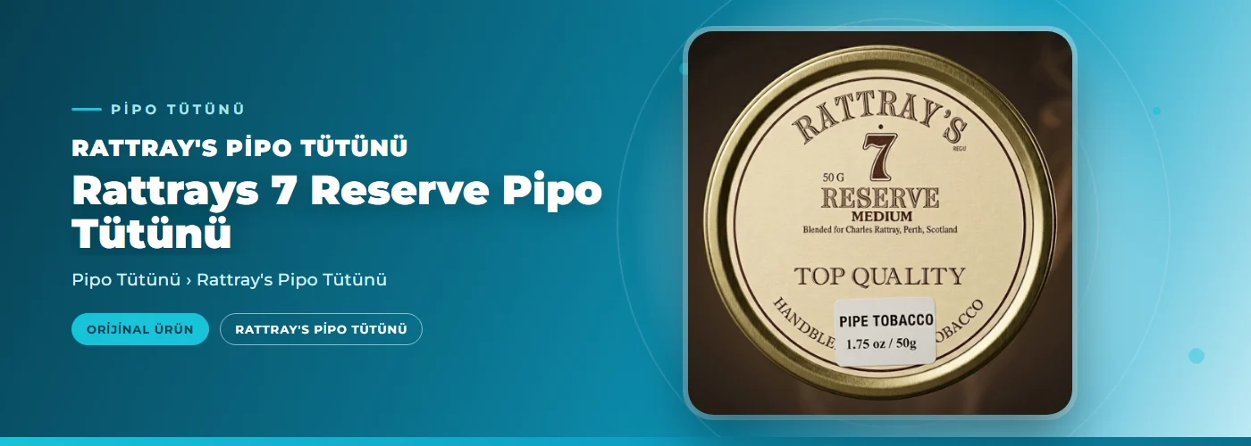 Rattrays 7 Reserve Pipo Tütünü