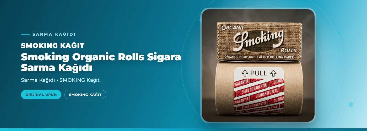 Smoking Organic Rolls Sigara Sarma Kağıdı