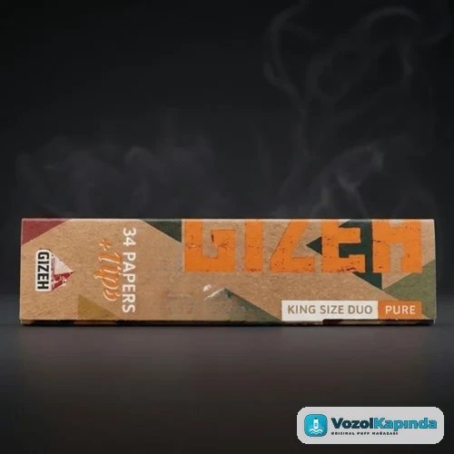 Gizeh King Size Duo Pure Sarma Kağıdı + Zıvanalı