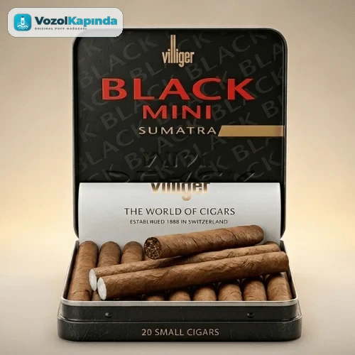 Villiger Black Mini Sumatra filtreli sigarillo - 10's