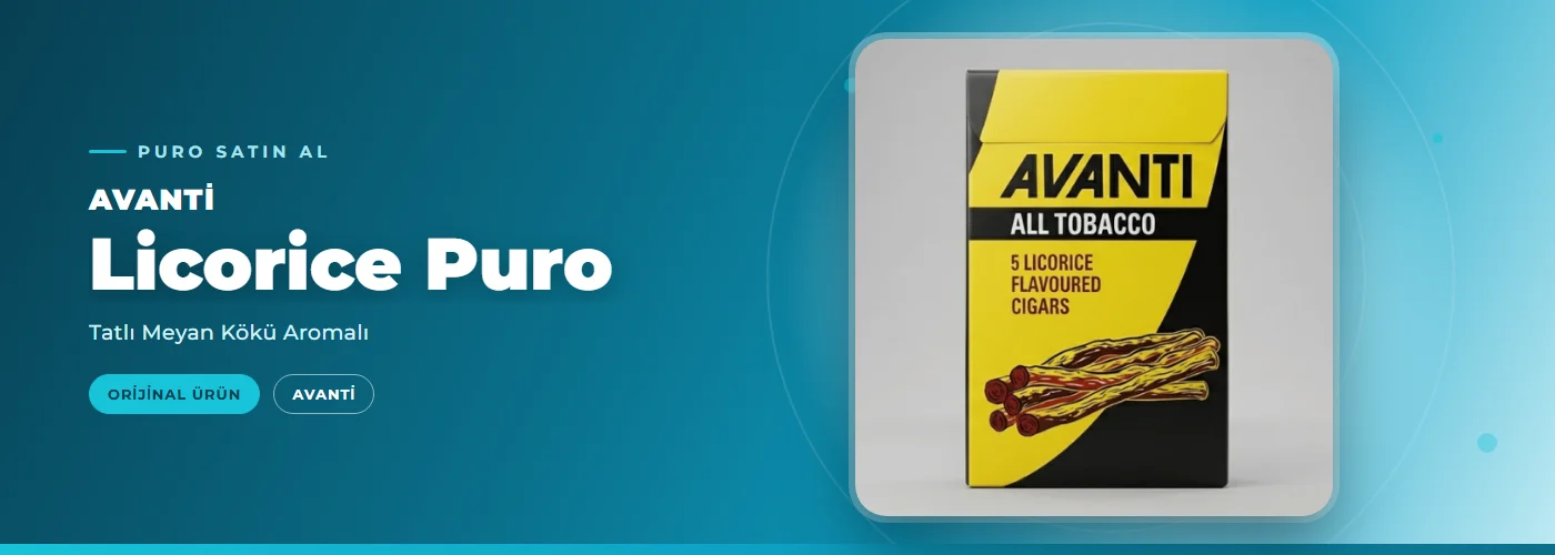Avanti Licorice Puro – Tatlı Meyan Kökü Aromalı