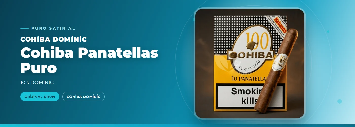 Cohiba Panatellas Puro – 10’s DOMİNİC