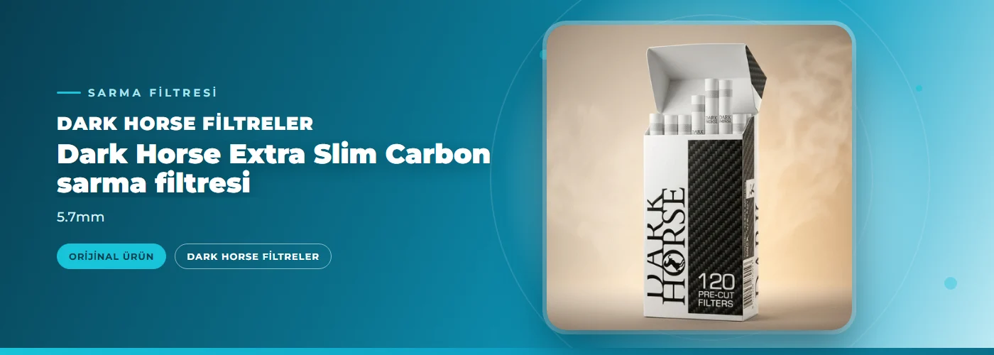 Dark Horse Extra Slim Carbon sarma filtresi – 5.7mm