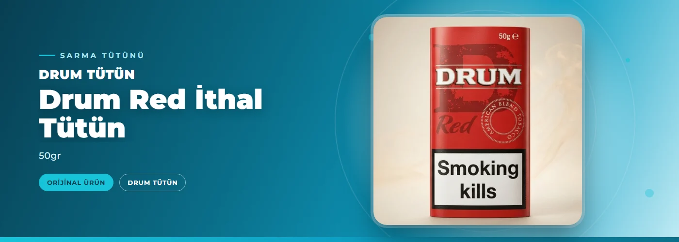 Drum Red İthal Tütün – 50gr